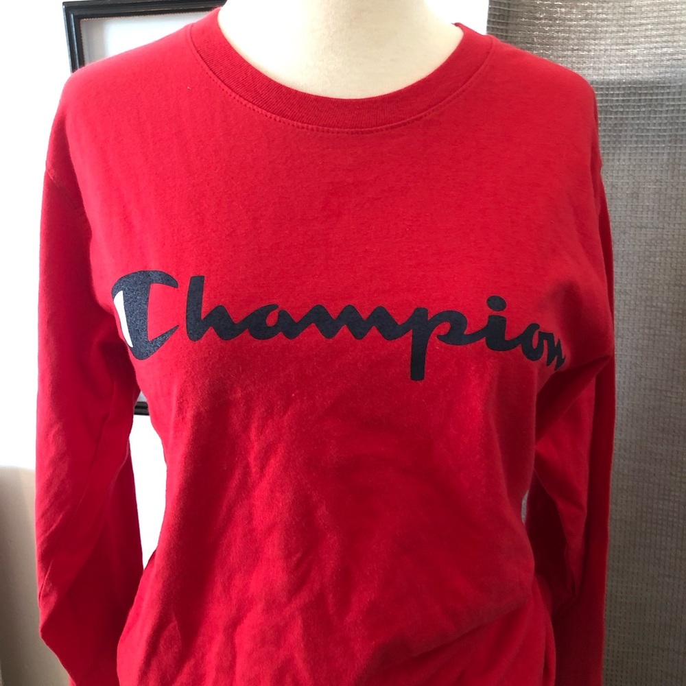 long sleeve champion tee